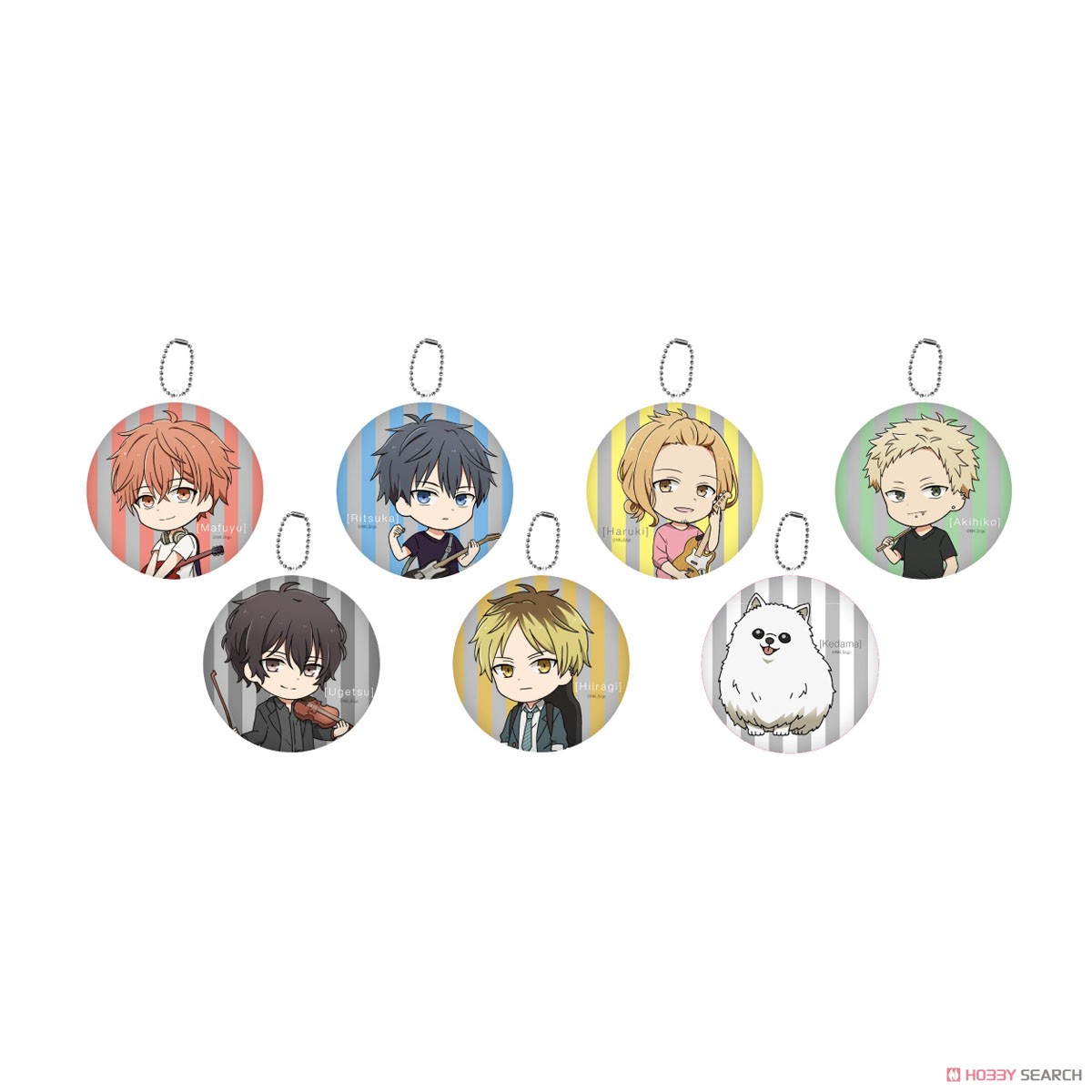 [Given] Trading Fuwafuwa Mascot vol.2 (Set of 7) (Anime Toy) Item picture1
