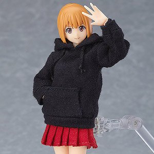 figma 女性body (エミリ) with パーカーコーデ (フィギュア)