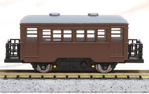 2軸気動車 バスケット仕様 (車体色：ぶどう色 / 動力付) (鉄道模型)