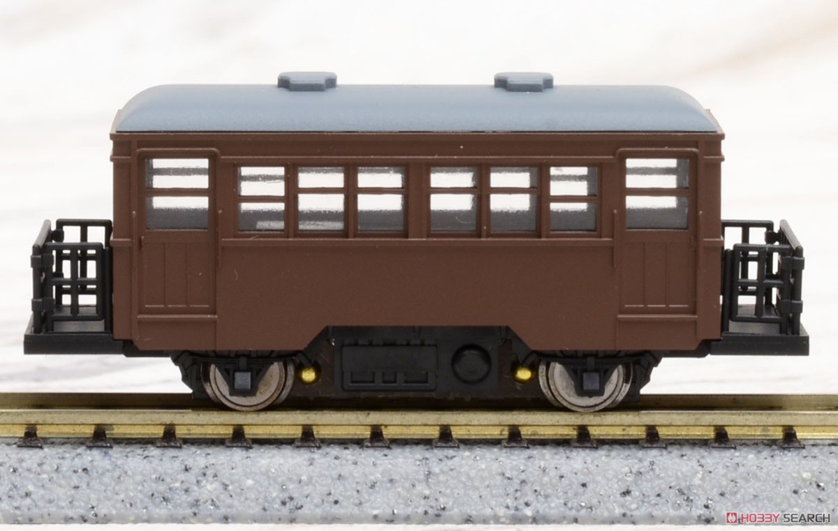 2軸気動車 バスケット仕様 (車体色：ぶどう色 / 動力付) (鉄道模型) 商品画像3