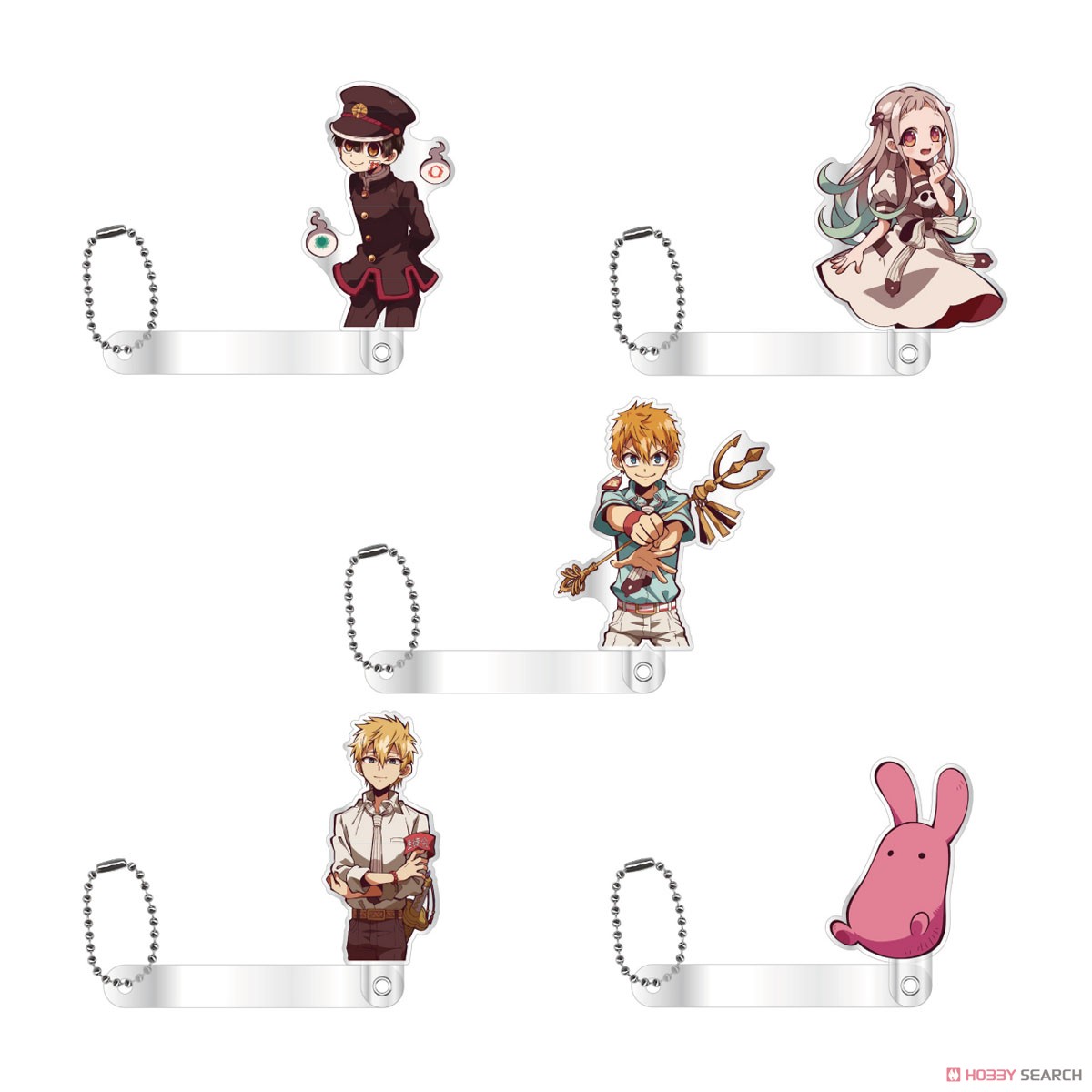 Toilet-Bound Hanako-kun Trading Photo Props Key Ring (Set of 5) (Anime Toy) Item picture1