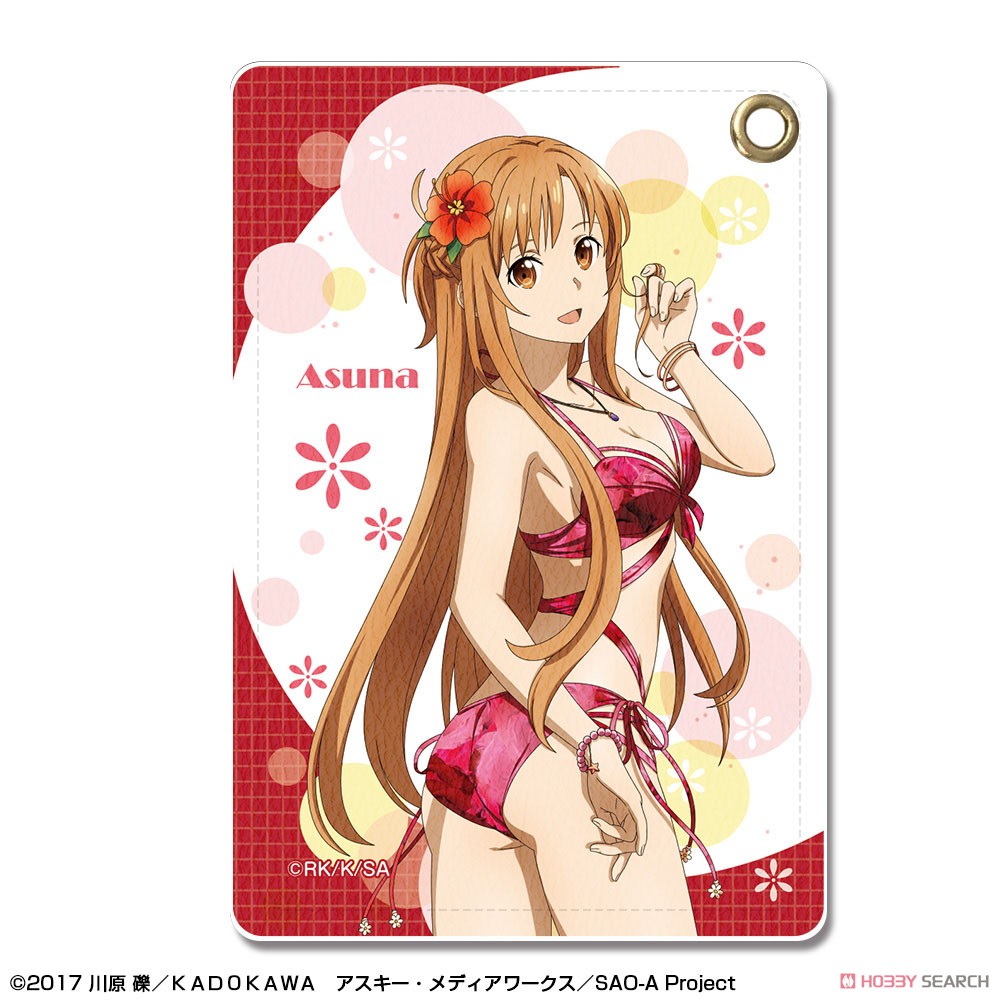 [Sword Art Online Alicization] Leather Pass Case Ver.2 Design 01 (Asuna) (Anime Toy) Item picture1