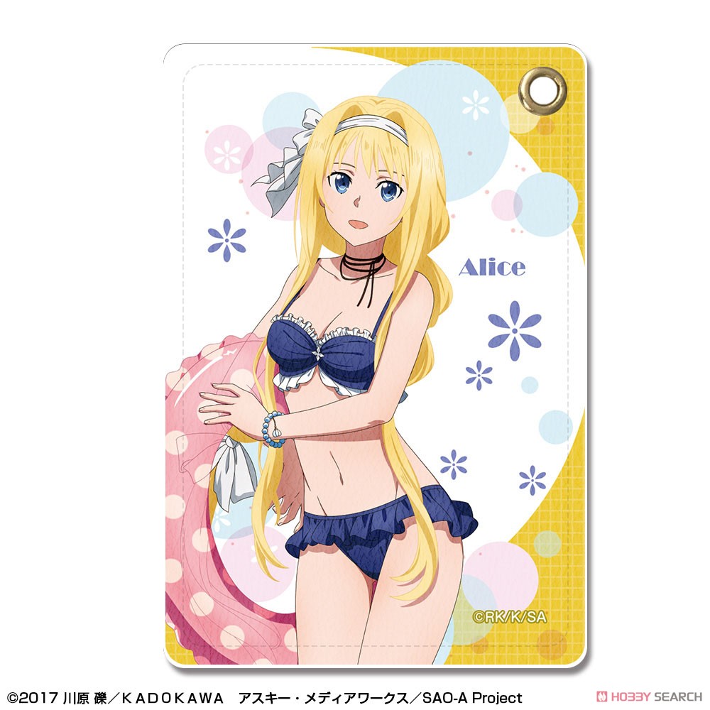 [Sword Art Online Alicization] Leather Pass Case Ver.2 Design 02 (Alice) (Anime Toy) Item picture1