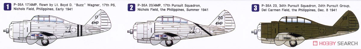 セバスキー P-35A USAAF (プラモデル) 塗装4