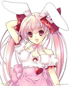 Di Gi Charat [Especially Illustrated] Rabi-en-Rose Canvas Panel (Anime Toy)