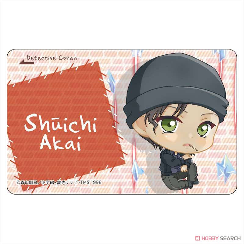 Detective Conan IC Card Sticker (Pop-up Character/Shuichi Akai) (Anime Toy) Item picture1