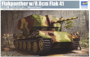 German Flakpanther w/8,8cm Flak 41 (Plastic model)