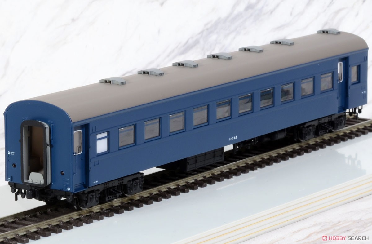 16番(HO) スハフ44形 (青15号) (原形窓) (プラスティック製) (鉄道模型) 商品画像3