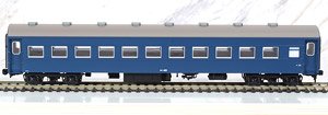 1/80(HO) Passenger Car Type SUHA45 Coach (Blue #15) (Aluminum Sash Window) (Plastic Product) (Model Train)
