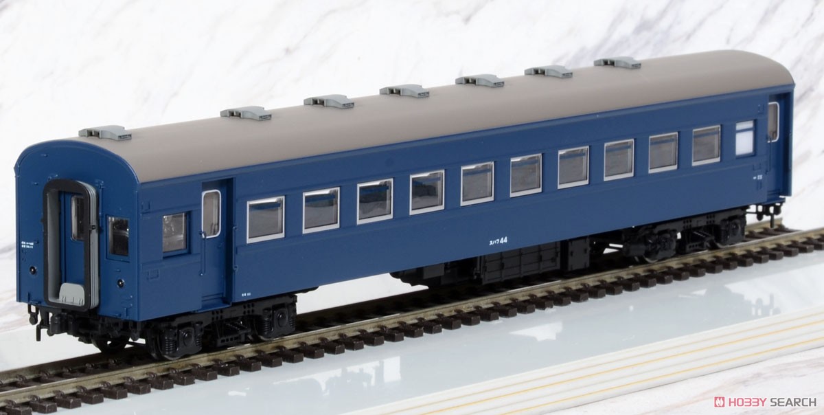 16番(HO) スハフ44形 (青15号) (アルミサッシ窓) (プラスティック製) (鉄道模型) 商品画像2