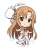 Sword Art Online Puni Colle! Key Ring (w/Stand) Asuna (Titania) [Fairy Dance] (Anime Toy) Item picture2