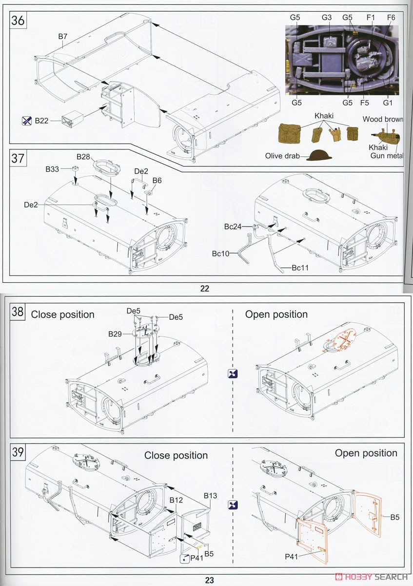 Bedford MWC 15-cwt 4x2 200 Gallon Water Bowser Truck (Closed Cab) (Plastic model) Assembly guide10