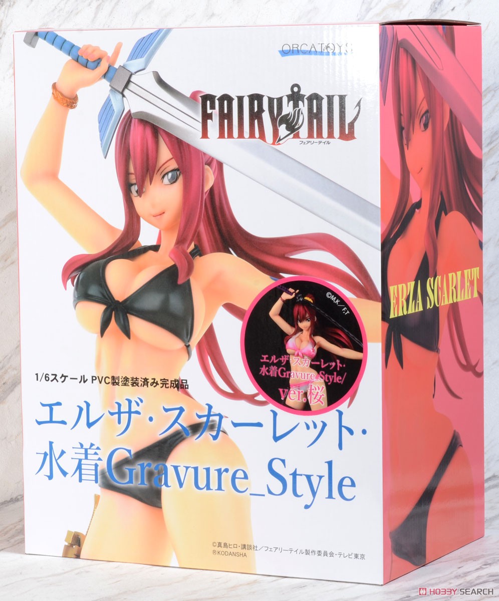 Erza Scarlet Swimsuit Gravure_Style/Ver. Sakura (PVC Figure) Package1