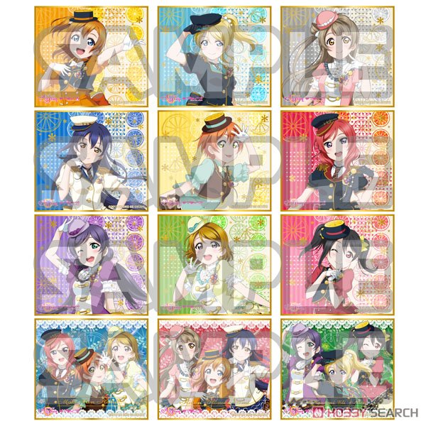 Love Live! School Idol Festival All Stars Trading Mini Colored Paper muse (Set of 12) (Anime Toy) Item picture1