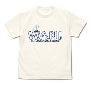 100日後に死ぬワニ Tシャツ VANILLA WHITE S (キャラクターグッズ)