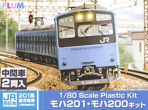 1/80 JR西日本 201系 直流電車 (京阪神緩行線) モハ201・モハ200 キット (組み立てキット) (鉄道模型)