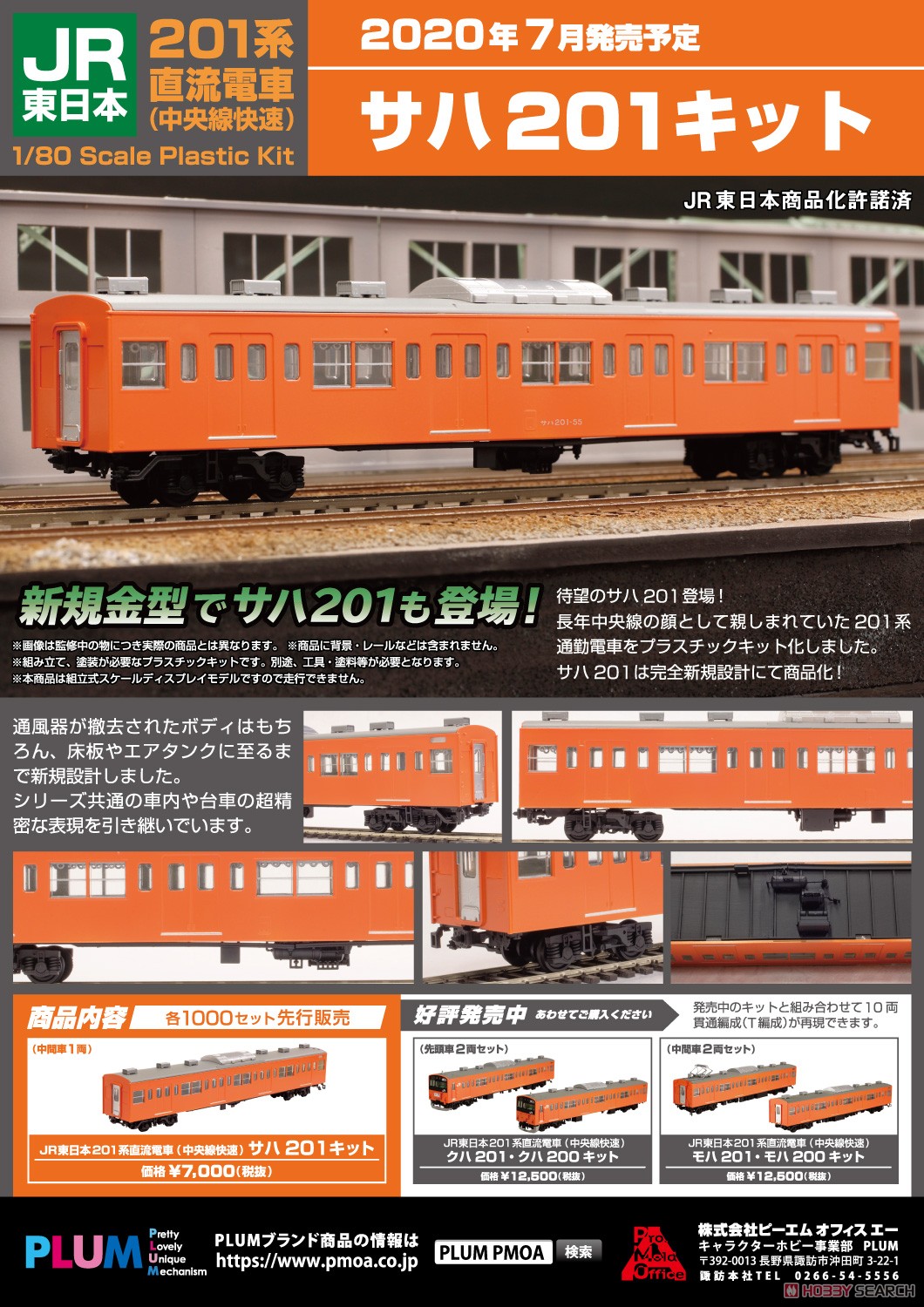1/80 J.R. East Series 201 Chuo Line Lapid SAHA201 Kit (Unassembled Kit) (Model Train) Other picture8