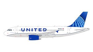 A319 ユナイテッド航空 新塗装 N876UA (完成品飛行機)