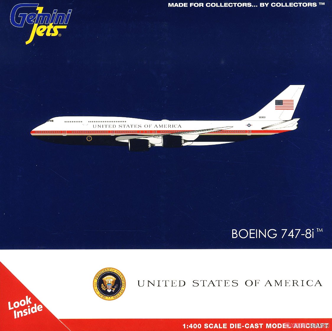 747-8 アメリカ空軍 Air Force One 新塗装 #30000 (完成品飛行機) パッケージ1