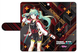 Racing Miku 2020 Team UKYO Cheer Ver. Notebook Type Smartphone Case (Anime Toy)