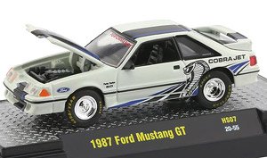 1987 Ford Mustang GT - Twin Turbo - Wimbledon White (Diecast Car)