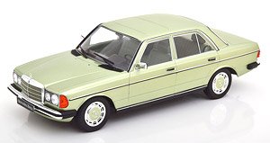 Mercedes 280E W123 1977 Lightgreen-Metallic (ミニカー)