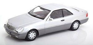 Mercedes 600 SEC C140 1992 Silver (ミニカー)