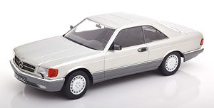 Mercedes 560 SEC C126 1985 Silver (ミニカー)