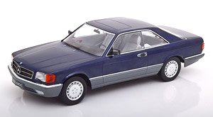 Mercedes 560 SEC C126 1985 Blue-Metallic (ミニカー)