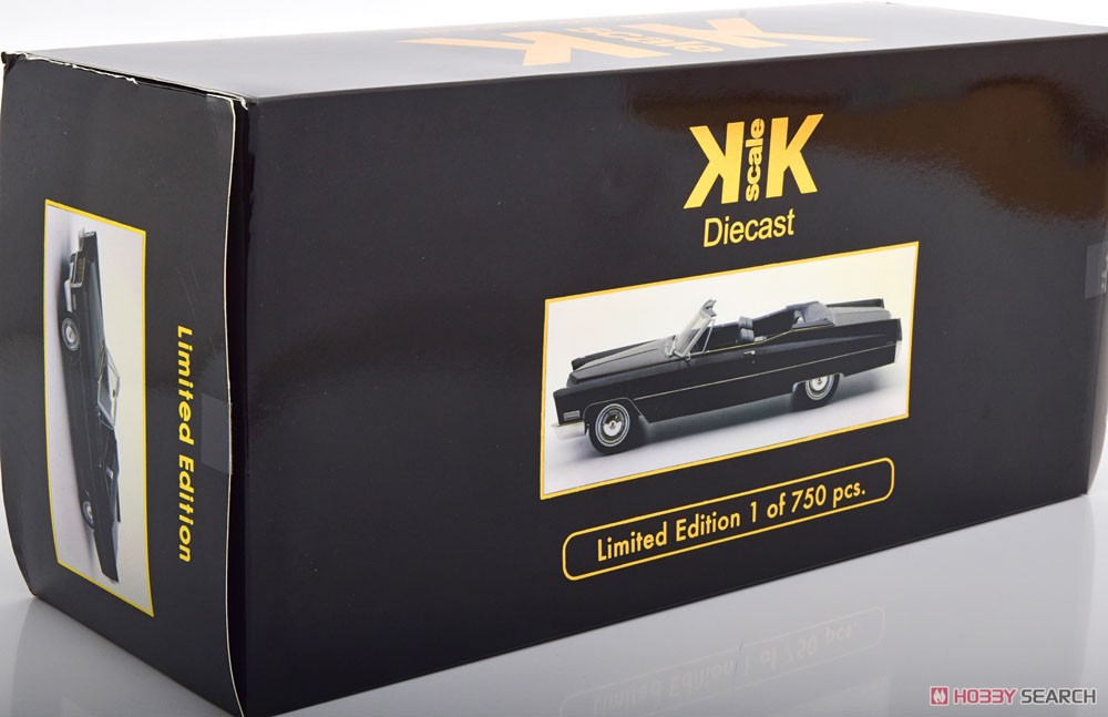 Cadillac DeVille Convertible 1967 Black (Diecast Car) Package1