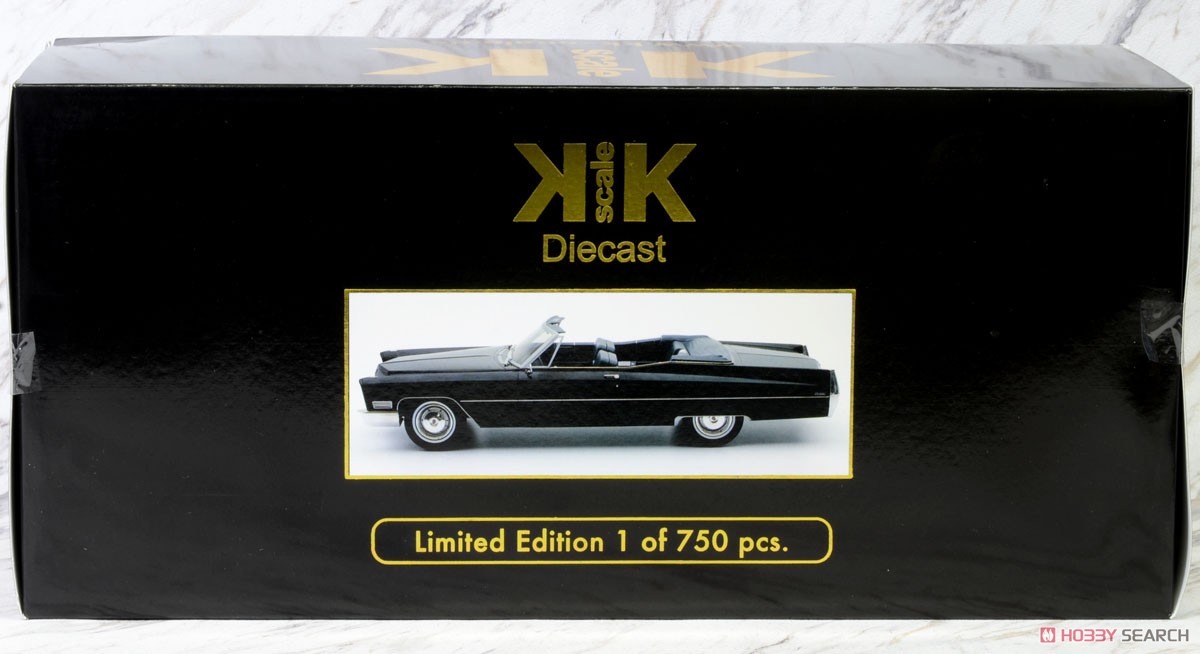 Cadillac DeVille Convertible 1967 Black (Diecast Car) Package2