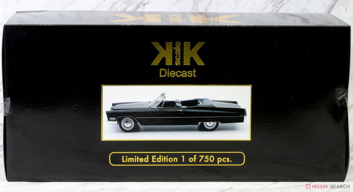 Cadillac DeVille Convertible 1967 Black (ミニカー) パッケージ2