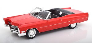 Cadillac DeVille Convertible 1967 Red (Diecast Car)