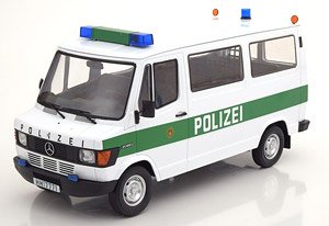 Mercedes 208D Bus 1988 Police Hamburg White/Green (ミニカー)