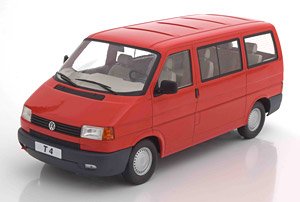 VW Bus T4 Caravelle 1992 Red (Diecast Car)