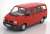VW Bus T4 Caravelle 1992 Red (Diecast Car) Item picture1