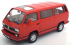 VW Bus T3 Red Star 1993 Red (ミニカー)