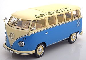 VW T1 Samba 1959 Blue/Creme (Diecast Car)