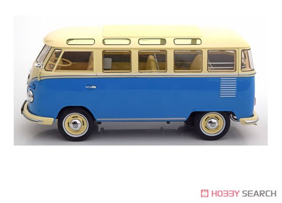 VW T1 Samba 1959 Blue/Creme (Diecast Car) Item picture3