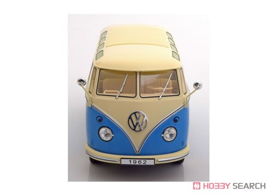 VW T1 Samba 1959 Blue/Creme (Diecast Car) Item picture5