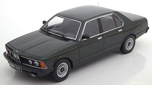 BMW 733i (E23) 1977 Darkgreen-Metallic (ミニカー)