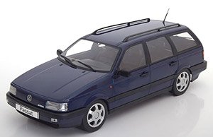 VW Passat B3 VR6 Variant 1988 Darkblue- Metallic (ミニカー)