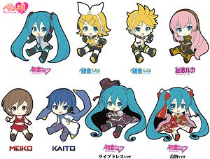 Piapro Characters Petanko Trading Rubber Strap (Set of 8) (Anime Toy)