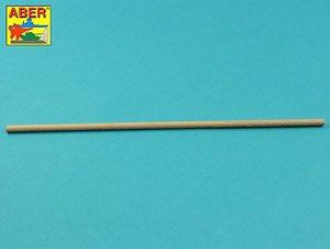 Wood Round Rods Diameter 5mm Length 245mm X 6 Pieces (Plastic model)