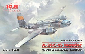 A-26C-15 Invader WWII American Bomber (Plastic model)