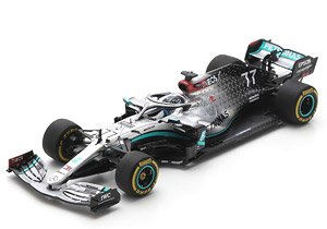 W11 EQ Performance+ No.77 Mercedes-AMG Petronas Motorsport F1 Team Barcelona Test 2020 (ミニカー)