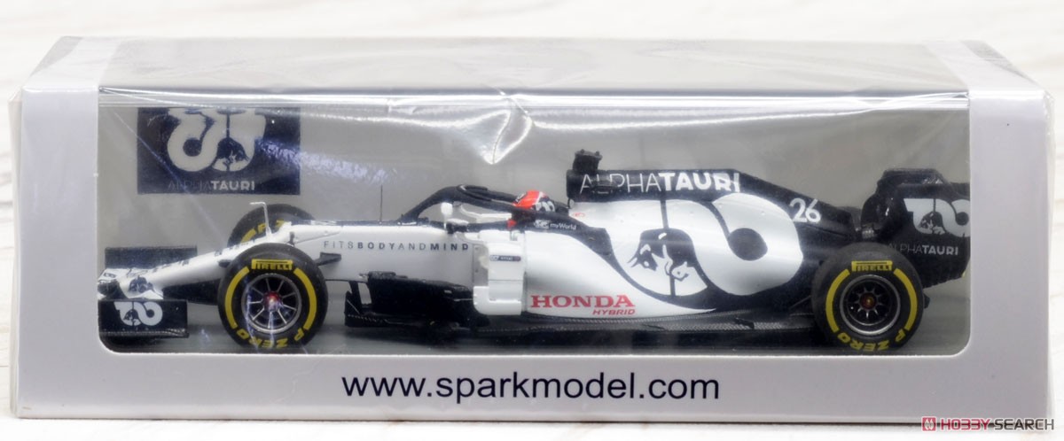 AlphaTauri AT01 No.26 Scuderia AlphaTauri Honda F1 Team Barcelona Test 2020 Daniil Kyvat (ミニカー) パッケージ1