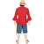 One Piece Monky D Luffy Costume Set New World Ver. Renewal Mens S (Anime Toy) Item picture2