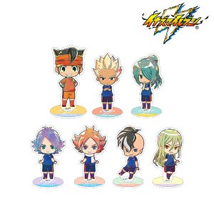 Inazuma Eleven Trading Deformed Ani-Art Acrylic Stand Ver.B (Set of 7) (Anime Toy)