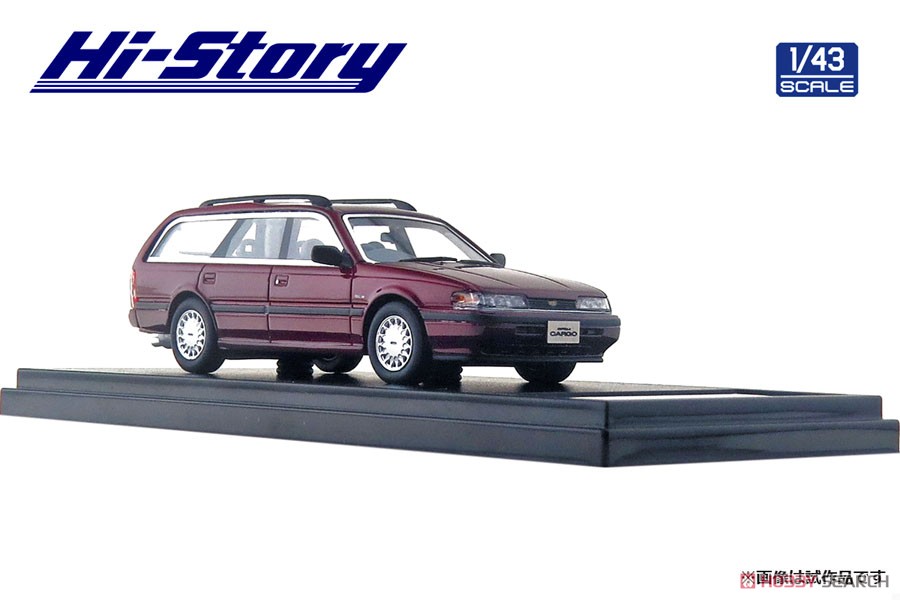 MAZDA CAPELLA CARGO GL-X (1989) グレイスフルレッドマイカ (ミニカー) 商品画像3